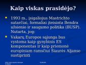 Europos Sąjungos (ES) veikla užtikrinant saugumą (BUSP, ESGP) 2 puslapis