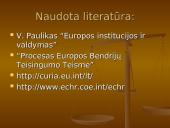 Europos Teisingumo teismo ir Europos žmogaus teisių teismo panašumai ir skirtumai 15 puslapis