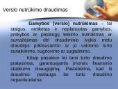 Gamybos (verslo) nutrūkimo draudimo ypatumai Lietuvoje 4 puslapis