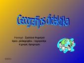 Geografijos didaktika