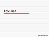 Gyvūnijos aprašymai