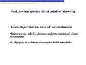 Globinų vaidmuo pernešant deguonį 12 puslapis