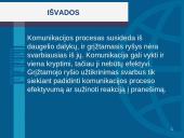 Grįžtamasis ryšys komunikacijos procese 10 puslapis