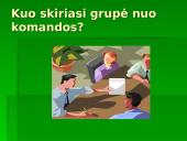 Grupinis, komandinis ir individualus darbas organizacijoje: jo pranašumai ir trūkumai 2 puslapis