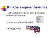 Įmonės pristatymas: popieriaus fabrikas AB "Grigiškės" 18 puslapis
