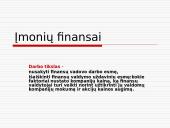 Finansų vadovo darbo esmė