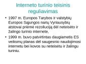 Interneto teisinis reguliavimas 11 puslapis