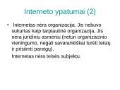 Interneto teisinis reguliavimas 3 puslapis