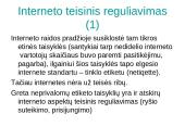 Interneto teisinis reguliavimas 7 puslapis