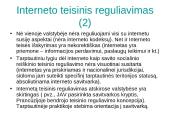 Interneto teisinis reguliavimas 8 puslapis