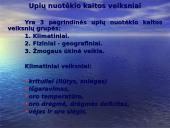 Upių nuotėkio kaitos veiksniai
