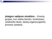 Įstaigos valdymas ir struktūra 2 puslapis