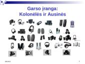 Įvesties ir išvesties įrenginiai 14 puslapis