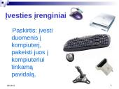 Įvesties ir išvesties įrenginiai 3 puslapis