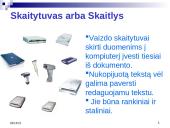 Įvesties ir išvesties įrenginiai 6 puslapis