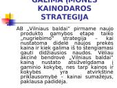 Kainodaros organizavimas AB "Vilniaus baldai" 9 puslapis
