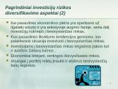 Kapitalo rinkos ir portfelio diversifikavimo teorijos 18 puslapis
