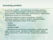 Kapitalo rinkos ir portfelio diversifikavimo teorijos 4 puslapis