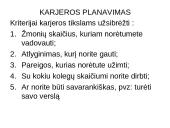 Karjeros planavimo žingsniai 4 puslapis