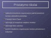 Klasikinės organizacijos teorijos mokykla: H. Fayol vadybos principai 2 puslapis