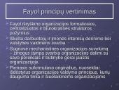 Klasikinės organizacijos teorijos mokykla: H. Fayol vadybos principai 11 puslapis