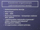 Klasikinės organizacijos teorijos mokykla: H. Fayol vadybos principai 5 puslapis
