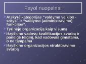 Klasikinės organizacijos teorijos mokykla: H. Fayol vadybos principai 8 puslapis