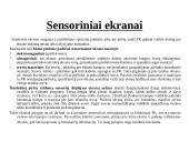 Kompiuterio įvesties ir išvesties priemonės 18 puslapis