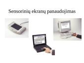 Kompiuterio įvesties ir išvesties priemonės 19 puslapis