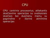 Kompiuterio techninė įranga ir sandara 4 puslapis