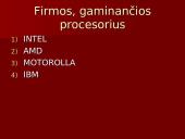 Kompiuterio techninė įranga ir sandara 5 puslapis