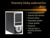Kompiuterio sandara ir pagrindinės kompiuterio dalys 4 puslapis