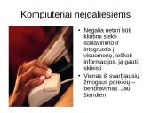 Kompiuteris kasdieniniame gyvenime 12 puslapis