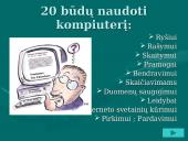 Kompiuteris kasdieniniame gyvenime, buityje bei mokykloje 2 puslapis