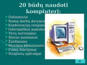 Kompiuteris kasdieniniame gyvenime, buityje bei mokykloje 3 puslapis