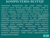 Kompiuteris kasdieniniame gyvenime, buityje bei mokykloje 5 puslapis