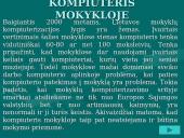 Kompiuteris kasdieniniame gyvenime, buityje bei mokykloje 6 puslapis