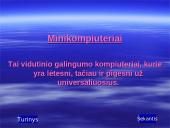 Kompiuterių raida bei tipai 13 puslapis