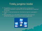 Kompiuterių tinklai ir tinklų jungimo būdai 3 puslapis