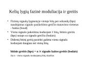 Kompiuterių tinklai. Skaitmeninių signalų perdavimas fizine terpe: kodavimas 15 puslapis