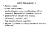 Komunikacija: klausymas ir kalbėjimas 14 puslapis