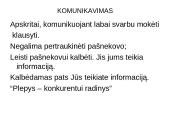 Komunikacija: klausymas ir kalbėjimas 15 puslapis