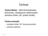 Komunikacijos priemonių panaudojimas reklamuojant prekės ženklą: prekybos tinklas "Iki" 6 puslapis