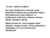 Konkurencijos agresyvumo analizė 15 puslapis