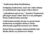 Konkurencijos agresyvumo analizė 7 puslapis