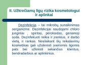 Kosmetologo darbo aplinkos sąlygos ir jų poveikis sveikatai 14 puslapis