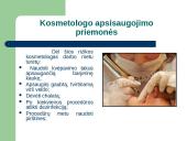 Kosmetologo darbo aplinkos sąlygos ir jų poveikis sveikatai 20 puslapis