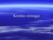 Kredito reitingai