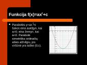Kvadratinė funkcija ir formulė 11 puslapis