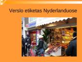 Lietuvos delegacijos į Nyderlandus vizitų vadyba 5 puslapis